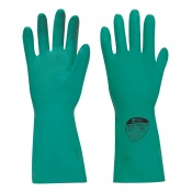 Polyco Nitri-Tech III Chemical-Resistant Nitrile Gauntlet Gloves (Case of 48 Pairs)